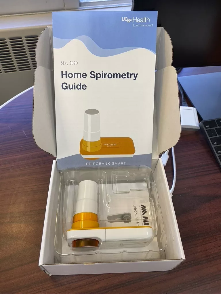 Photo of Lung Transplant Home Spirometry Brochure