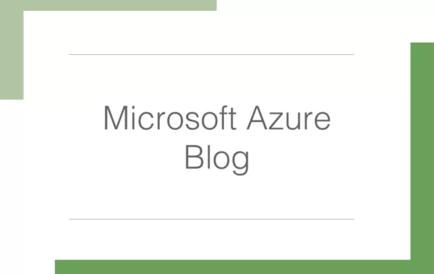 Microsoft Azure Blog